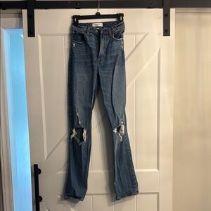 Abercrombie & Fitch Blue Straight Leg Jeans